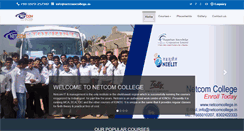 Desktop Screenshot of netcomcollege.in